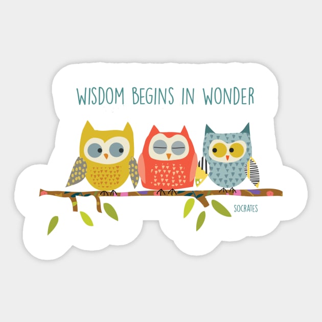 Wise old owls Sticker by tfinn